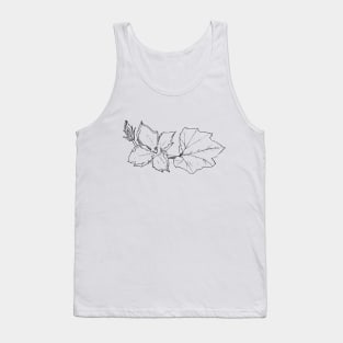 Zucchini Blossom Botanical Drawing Tank Top